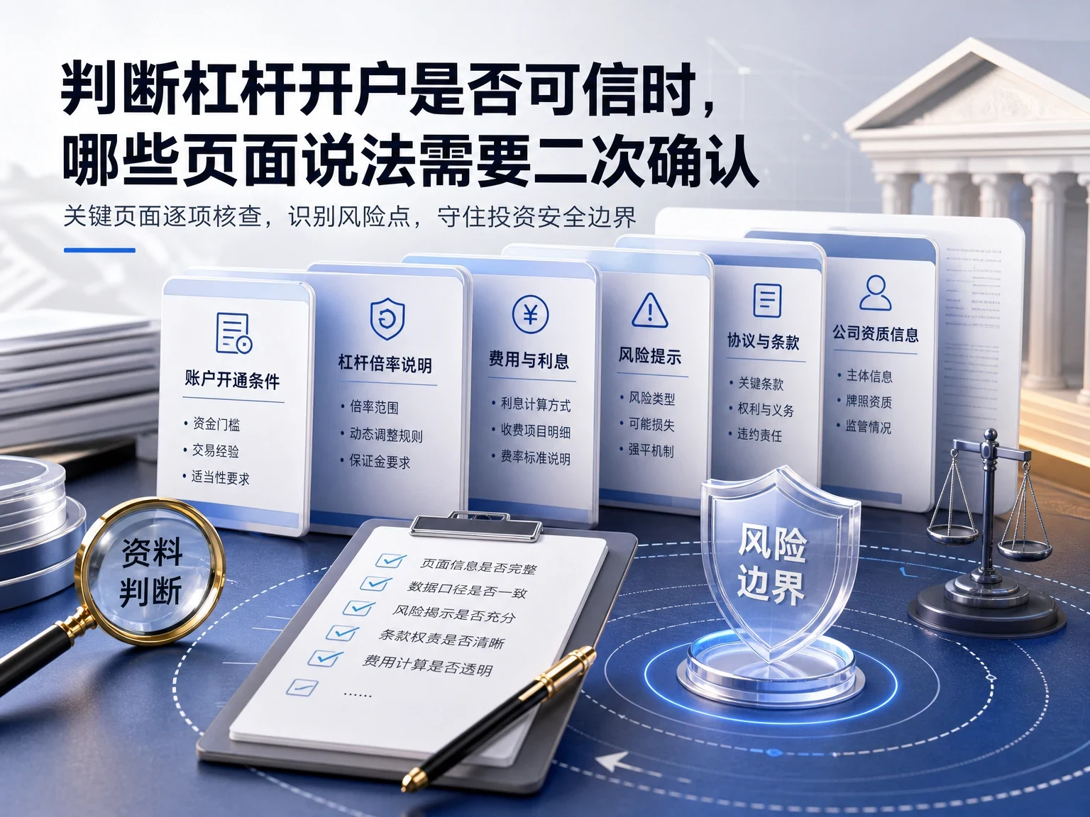 判断杠杆开户是否可信时，哪些页面说法需要二次确认 插图