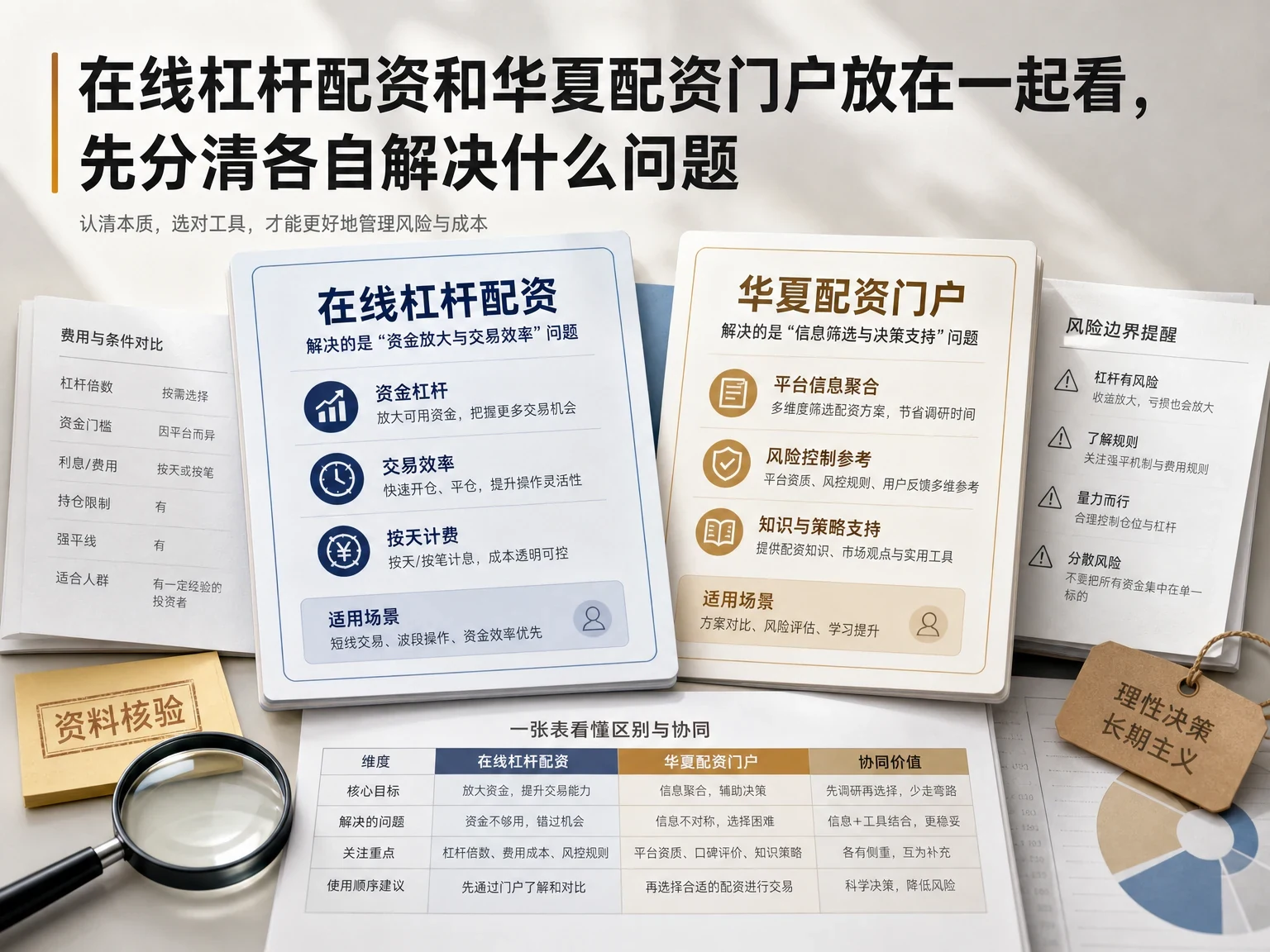 在线杠杆配资和华夏配资门户放在一起看,先分清各自解决什么问题缩略图