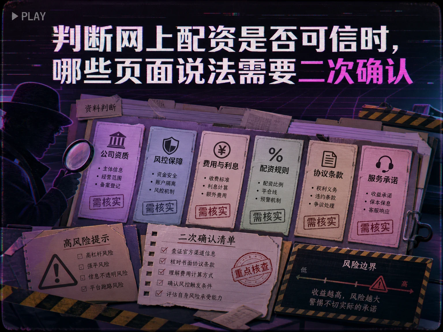 判断网上配资是否可信时,哪些页面说法需要二次确认缩略图